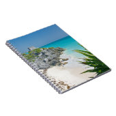 Mayaruinen am Strand in Tulum Notizblock (Rechte Seite)