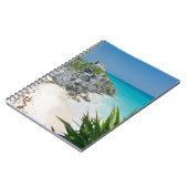 Mayaruinen am Strand in Tulum Notizblock (Linke Seite)