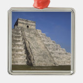 Mayaruinen bei Chichen Itza, Kukulcans Pyramide Ornament Aus Metall (Vorne)