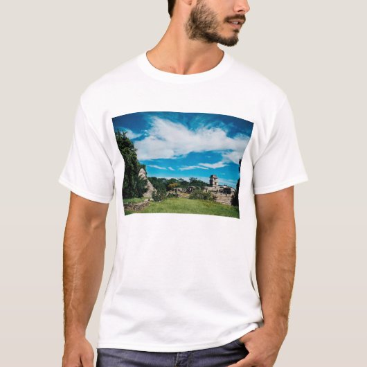 Mayaruinen von Palenque T-Shirt (Vorderseite)