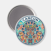 Mayas Sonnengott (Kinich Ahau) Mexiko Magnet (Vorderseite/Rückseite)