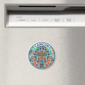 Mayas Sonnengott (Kinich Ahau) Mexiko Magnet (In Situ (Geschirrspüler))