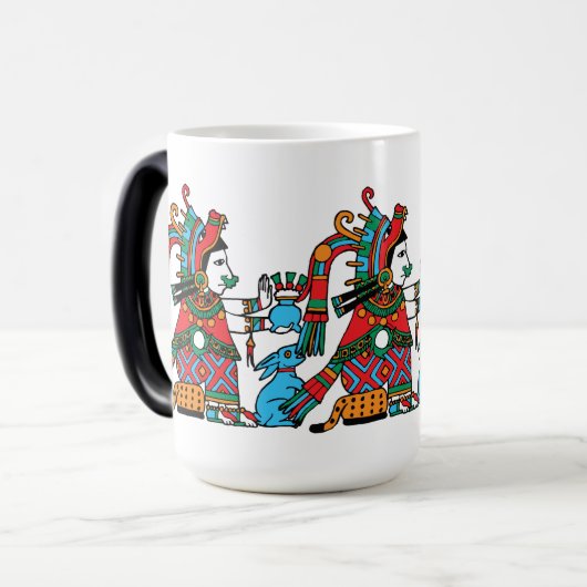 Mayauel - Göttin der Pulk und der Intoxikation Verwandlungstasse (Vorderseite Links)