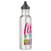 Maybe The Little Things Are Actually The Big Thing Edelstahlflasche (Links)