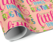 Maybe The Little Things Are Actually The Big Thing Geschenkpapier (Rolleneckpunkt)
