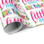 Maybe The Little Things Are Actually The Big Thing Geschenkpapier (Rolleneckpunkt)
