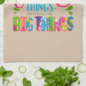 Maybe The Little Things Are Actually The Big Thing Geschirrtuch (Gefaltet)