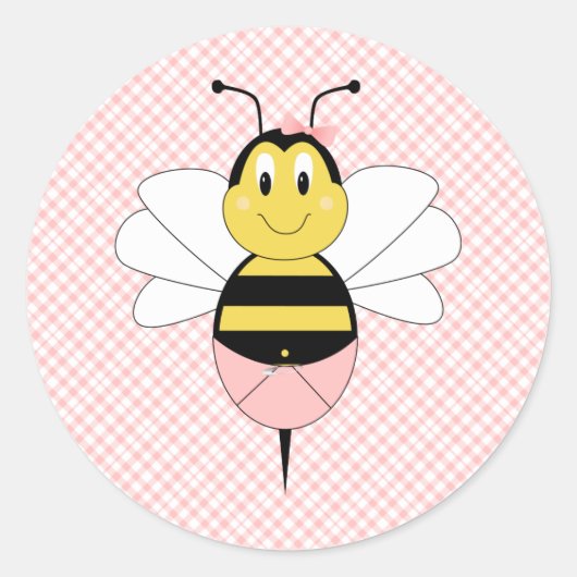 MayBee Bumble Bee Sticker (Vorderseite)