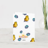 Maybelline Hatched Cloth Easter Napkins Karte (Rückseite)