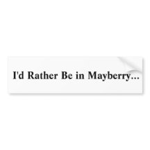Mayberry Autoaufkleber