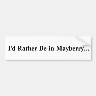 Mayberry Autoaufkleber