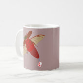 Maybug Flight School! Funny Illustration Kaffeetasse (Vorderseite Links)
