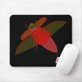 Maybug Flight School! Funny Illustration Mousepad (Mit Mouse)