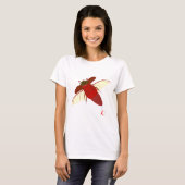 Maybug Flight School! Funny Illustration T-Shirt (Vorne ganz)