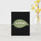 Maybury Staat Park Michigan Herbstlaubs Karte (Gelbe Blume)