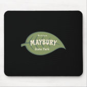 Maybury Staat Park Michigan Herbstlaubs Mousepad (Vorne)