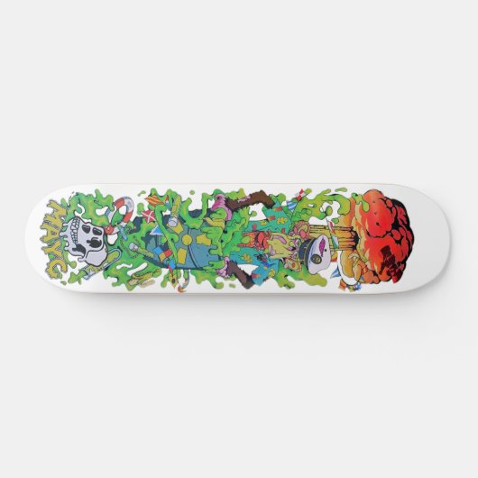 MAYC White Deck - Skateboard (Horizontal)