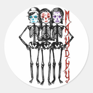 Mayday: Farbe berührt 2 Runder Aufkleber