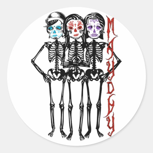 Mayday: Farbe berührt 2 Runder Aufkleber (Vorderseite)