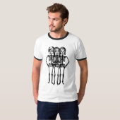 Mayday: schwarz-weiß T-Shirt (Vorne ganz)