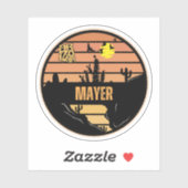 Mayer, Arizona Aufkleber (Blatt)