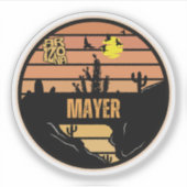 Mayer, Arizona Aufkleber (Vorderseite)