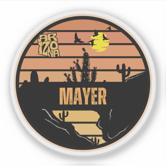 Mayer, Arizona Aufkleber (Vorderseite)