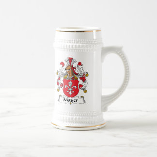Mayer Familienwappen Bierglas