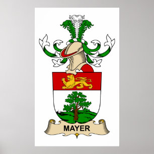 Mayer Familienwappen Poster