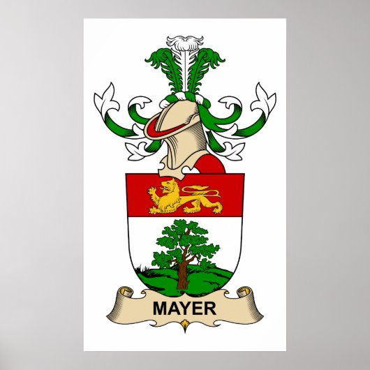 Mayer Familienwappen Poster (Vorne)