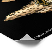 "Mayet" Ägyptische Göttin Maat Angel Art Poster (Ecke)