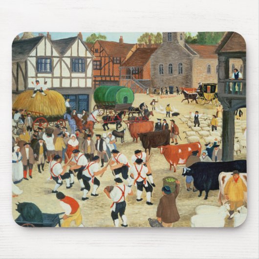 Mayfair Viehmarkt des 18. Jahrhunderts Mousepad (Vorne)