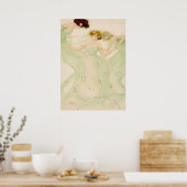 Mayflies von Raphael Kirchner Poster (Küche)