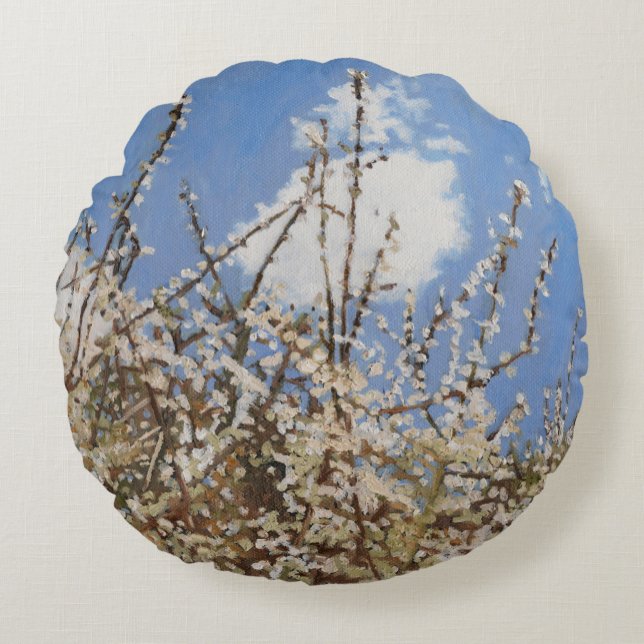 Mayflower 2012 rundes kissen (Vorderseite)