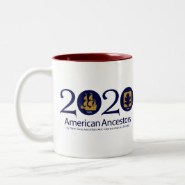 Mayflower 2020 amerikanische Vorfahrn-Tasse Zweifarbige Tasse