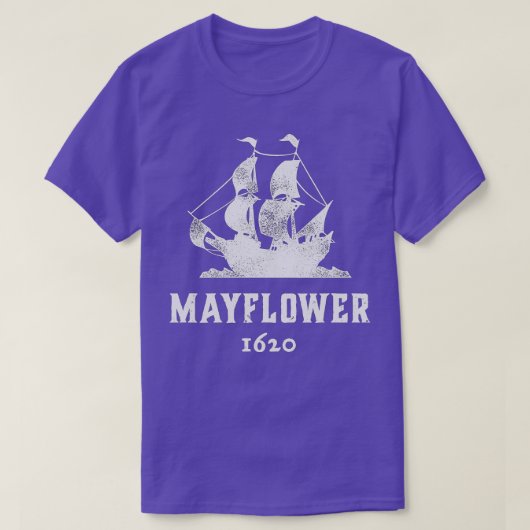 Mayflower 400 Jahre Shirt 1620 Thanksgivin (Design vorne)