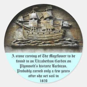 Mayflower - Aufkleber für Erntedank mit Steinhauer