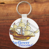 Mayflower Descendant Sailing Ship Schlüsselanhänger (Vorderseite)