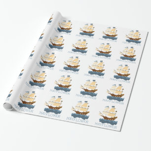 Mayflower Geschenkpapier