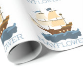 Mayflower Geschenkpapier (Rolleneckpunkt)