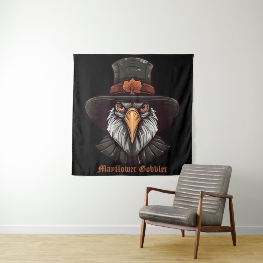 Mayflower Gobbler Wandteppich (Beispiel)