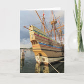 Mayflower II am Staat Karte (Vorderseite)