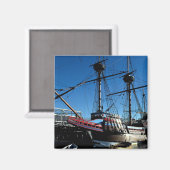 Mayflower II, National Historic Sehenswürdigkeit, Magnet (Vorderseite/Rückseite)