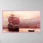 Mayflower im Hudson Harbor Poster (Vorne)