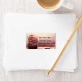 Mayflower in den Hudson Harbour Address Labels Adressaufkleber (Insitu)