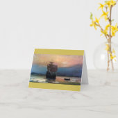 Mayflower in Plymouth durch William F. Halsall Karte (Gelbe Blume)