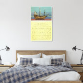 Mayflower Leinwanddruck (Insitu (Schlafzimmer))