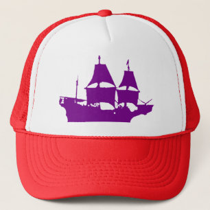 Mayflower Lila Truckers Hat Truckerkappe