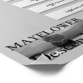 Mayflower Line - Elder William Brewster Poster (Ecke)