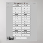 Mayflower Line - George Soule Poster (Vorne)